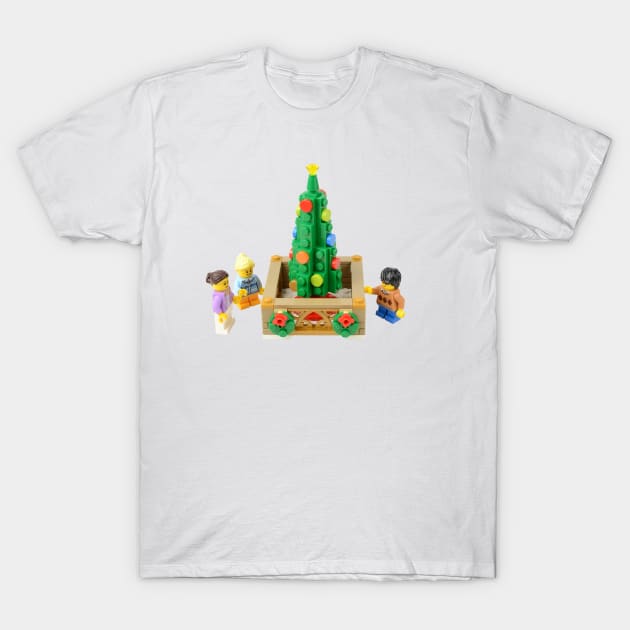 Minifigure Christmas, Christmas Tree T-Shirt by DIYitCREATEit